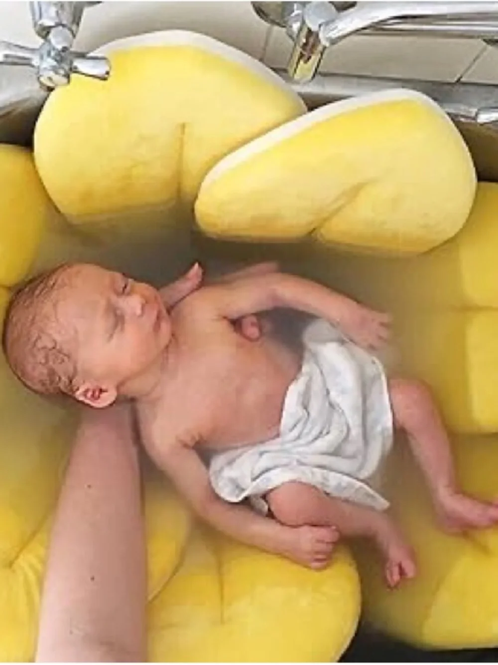 Yellow Sunflower infant bather